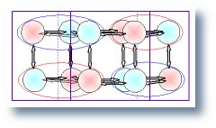 ALPHA particle six sided or hexagonal perspective side view